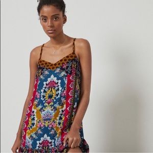 Anthropologie Zadie Velvet Slip Dress